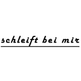 Schleift bei mir - Sticker in schwarz matt