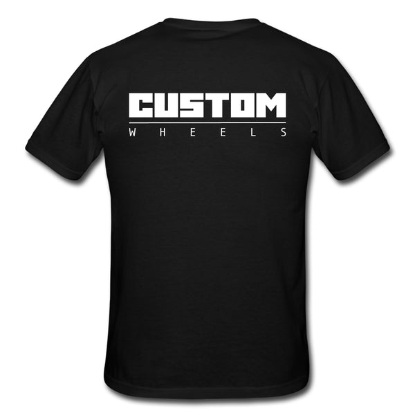 Custom Wheels T-Shirt in Schwarz